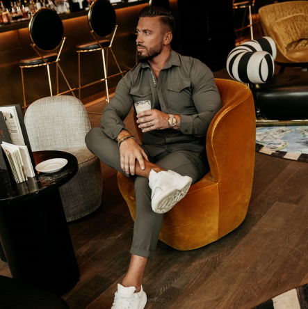 Komplet męski STARLIING 2025 khaki - OLAVOGA
