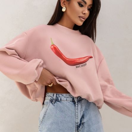 BLUZA Zulma Chilli Różowa- COCOMORE