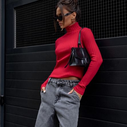 SWETER GOLF WILSON CZERWONY - COCOMORE