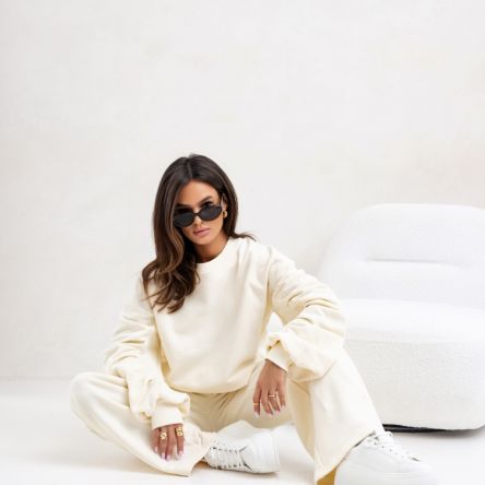 BLUZA  Althea KREMOWA - COCOMORE
