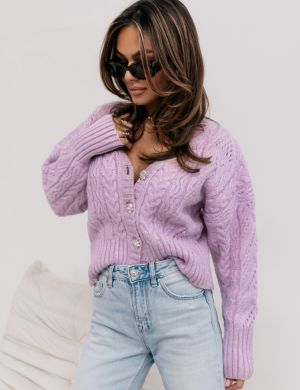 SWETER AMELIA FIOLETOWY - COCOMORE